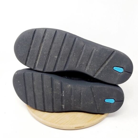 Wolky Ankle Boots Womens 41 Why Black Nubuck Leather Lace Up Zip Bootie Shoes - Picture 11 of 13